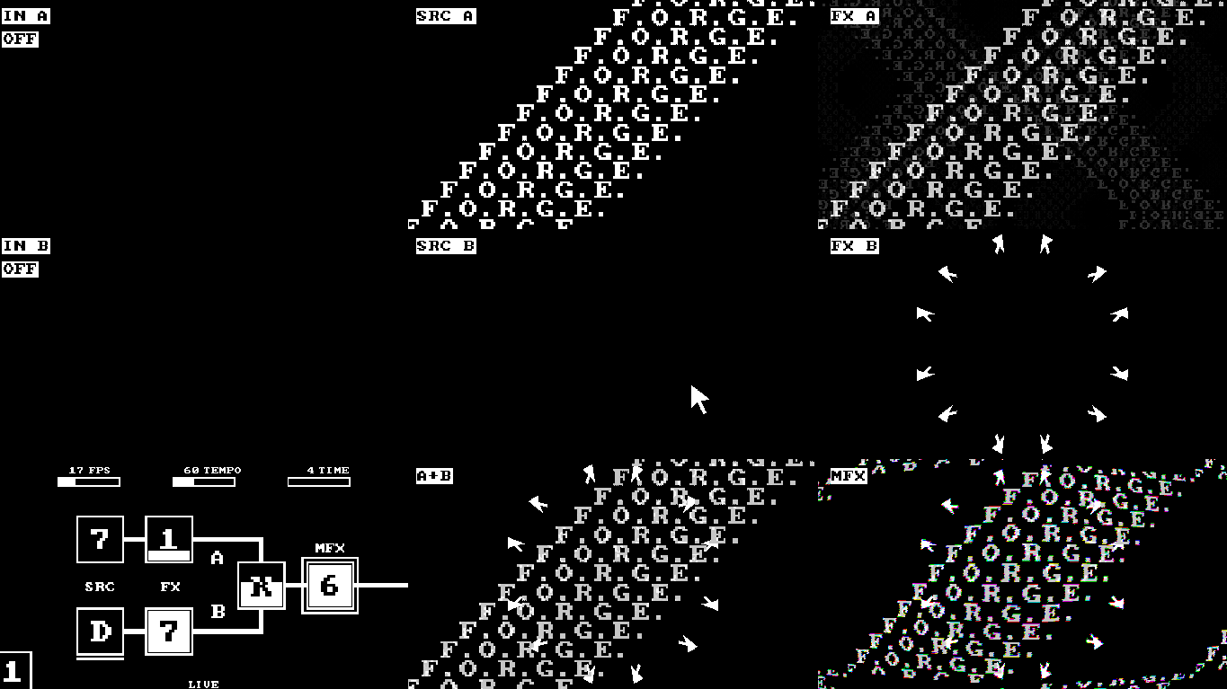 A sample monitor view